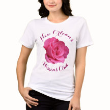   roze rose girly floral T-shirt