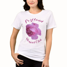   roze rose girly floral T-shirt