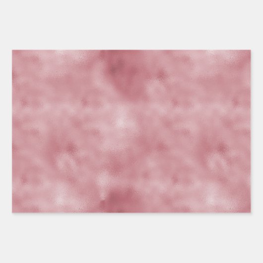 Roze Rose Glitter Zebra Animal Inpakpapier Vel (Voorkant 2)