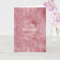 Roze Rose Glitter Zebra Animal
