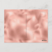 Roze Rose Glitzy Glam Sparkle Briefkaart (Achterkant)