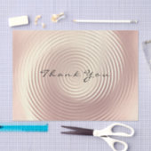 Roze Rose Gold Blush Glitter Dank u Luxe Tissuepapier (Craft)