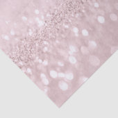 Roze Rose Gold Blush Glitter Powder Bridal Grijs Tissuepapier (Detail)