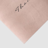 Roze Rose Gold Blush Metallic Dank Luxe Tissuepapier (Detail)