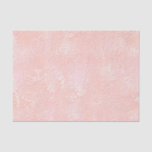Roze Rose Gold Blush Metallic Floral Royal Tissuepapier