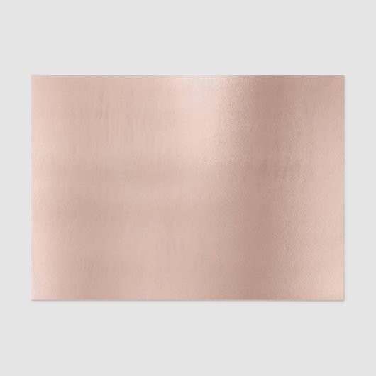 Roze Rose Gold Blush Metallic Powder Luxe Tissuepapier (Voorkant)