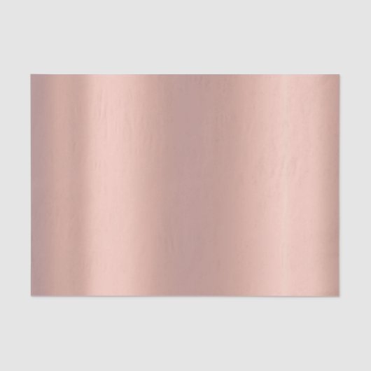 Roze Rose Gold Blush Metallic Powder Peach Tissuepapier (Voorkant)