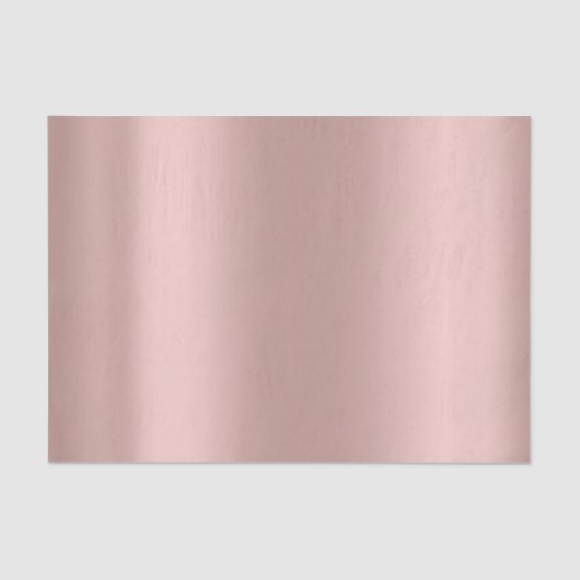 Roze Rose Gold Blush Metallic Powder Skinny Tissuepapier (Voorkant)