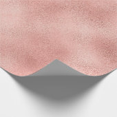 Roze Rose Gold Blush Minimale Glam Pastel Klein Cadeaupapier (Hoek)