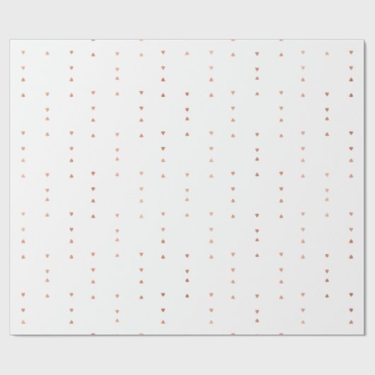 Roze Rose Gold Blush White Tribal Delicate druppel Cadeaupapier (Vlak)