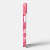 Roze Rose Gold Faux Glitter Texture Case-Mate iPhone Case (Achterkant / Rechts)