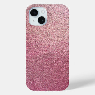 Roze Rose Gold Glitter iPhone 15 Case