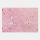 Roze Rose Gold Glitter Inpakpapier Vel (Voorkant 2)