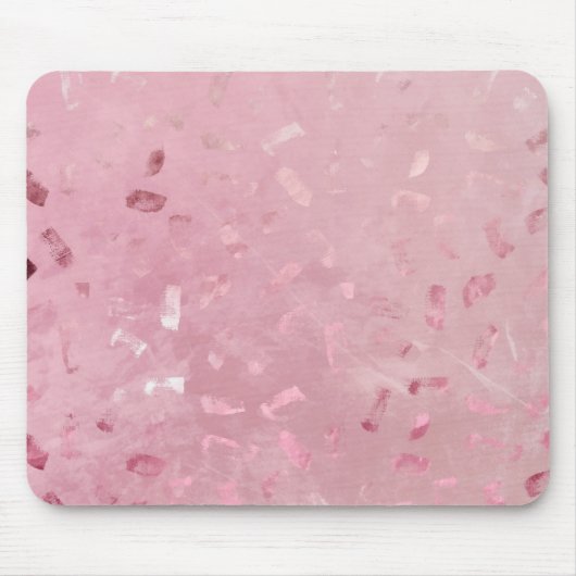Roze Rose Gold Glitter Muismat (Voorkant)