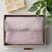 Roze Rose Gold Glitter Pineappel Tropische Partij Tissuepapier (Geschenk)