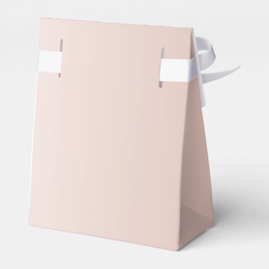 Roze Rose Gold Glitter & Sparkle Monogram Bedankdoosjes (Achterkant)