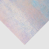 Roze Rose Gold Metallic Blush Blue Ocean Tissuepapier (Detail)
