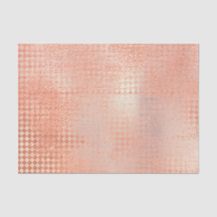 Roze Rose Gold Metallic Blush Peach koraal Tissuepapier