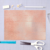 Roze Rose Gold Metallic Blush Peach koraal Tissuepapier (Craft)