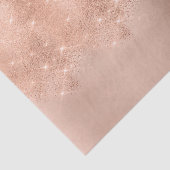 Roze Rose Gold Metallic Blush Powder Glitter Tissuepapier (Detail)