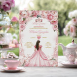 Roze Rose Gold Mis Quince 15 Anos Quinceañera Kaart<br><div class="desc">Quinceañera Pink Rose Gold Crown uitnodiging Mis Quince 15 Anos,  16e verjaardag, </div>