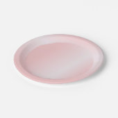 Roze Rose Gold Modern Trendy Blank Sjabloon Papieren Bordje (Gekanteld)