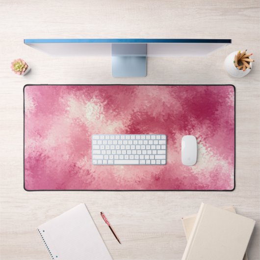 Roze Rose Gold Ombre Waterverf Bureaumat (Kantoor 1)