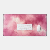 Roze Rose Gold Ombre Waterverf Bureaumat (Keyboard & Muis)