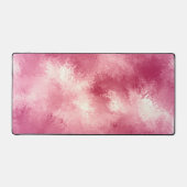 Roze Rose Gold Ombre Waterverf Bureaumat (Voorkant)