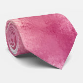 Roze Rose Gold Ombre Waterverf Stropdas (Opgerold)