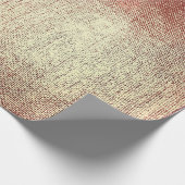 Roze Rose Gold Powder Metallic Brush Makeup Vip Cadeaupapier (Hoek)