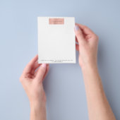 Roze Rose Gold Powder Metallic Stylist Head Flyer (Hand)