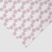 Roze Rose Gold Snowflake Winter Sweet 16 Tissuepapier (Detail)