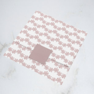 Roze Rose Gold Snowflake Winter Sweet 16 Tissuepapier