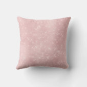 Roze Rose Gold Sparkle Kat Monogram Room Decor Kussen (Achterkant)