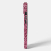 Roze Rose Gold spiraal patroon Case-Mate iPhone Case (Achterkant / Links)
