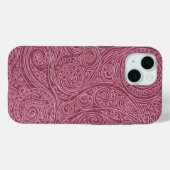 Roze Rose Gold spiraal patroon Case-Mate iPhone Case (Achterkant (horizontaal))
