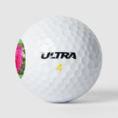 Roze Rose Golf Ball Golfballen (Logo)