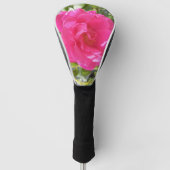 Roze Rose Golfheadcover (Voorkant)