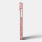 Roze Rose Golg Glitter Leopard Textuur Case-Mate iPhone Case (Achterkant / Links)