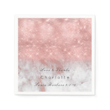 Roze Rose Goud Blush Wit Grijs Marmer Party Lux