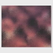 Roze Rose Goud Bourgogne Zwart Glas Glanzend Glanz Cadeaupapier (Vlak)