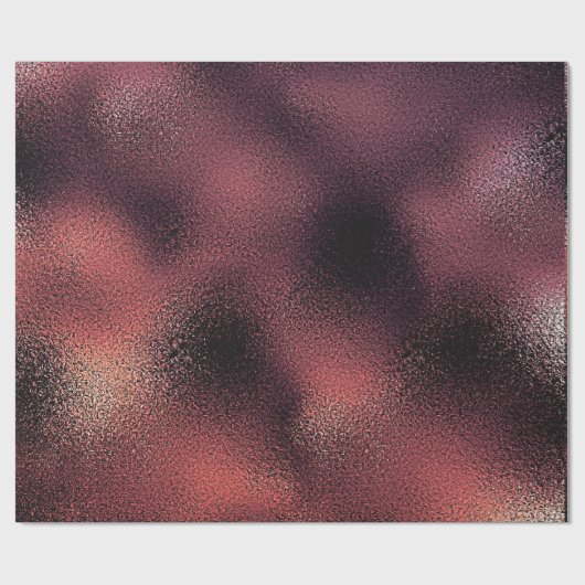 Roze Rose Goud Bourgogne Zwart Glas Glanzend Glanz Cadeaupapier (Vlak)