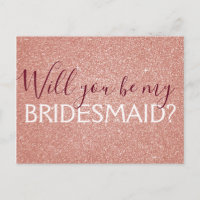 Roze Rose Goud Bourgondië Glitter Sparkle Bruidsme