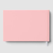 Roze Rose Goud Teddy Bear Meisje In Liefdevolle He Gastenboek (Achterkant)