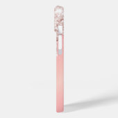 Roze rose gouden naam druipt Case-Mate iPhone case (Achterkant / Links)