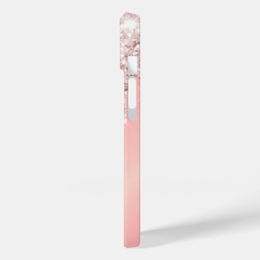 Roze rose gouden naam druipt Case-Mate iPhone case (Achterkant / Links)