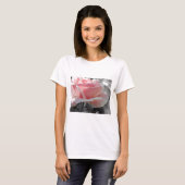 Roze Rose Gray T-shirt (Voorkant volledig)
