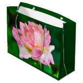 Roze Rose Groot Cadeauzakje (Achterkant Gekanteld)