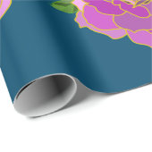 Roze Rose Happy Moederdag Cadeaupapier (Rol Hoek)